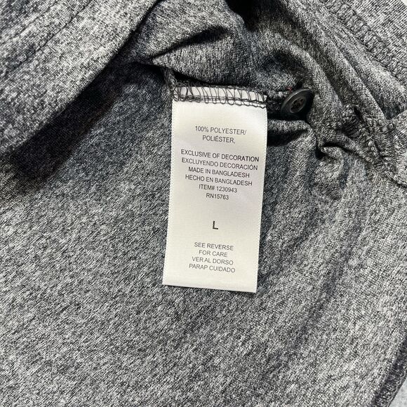 Champion Elite Nebraska Cornhuskers Golf Polo Shirt Mens Large L Gray - Picture 6 of 11